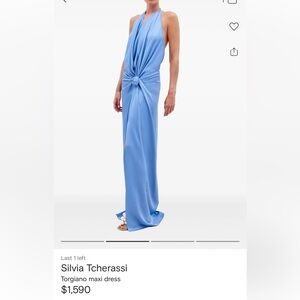 Silvia Tcherassi Elegant Sky Maxi Skirt